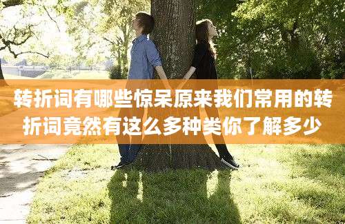 转折词有哪些惊呆原来我们常用的转折词竟然有这么多种类你了解多少