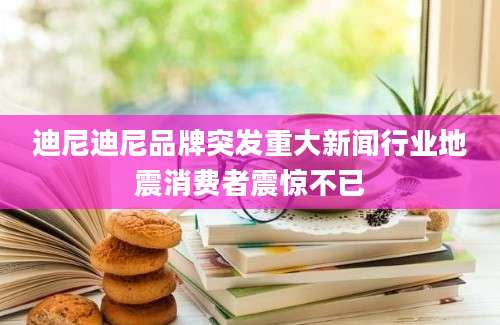迪尼迪尼品牌突发重大新闻行业地震消费者震惊不已