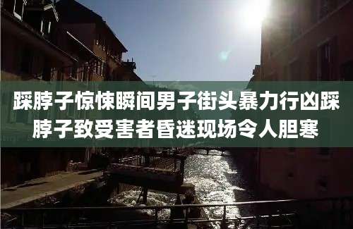 踩脖子惊悚瞬间男子街头暴力行凶踩脖子致受害者昏迷现场令人胆寒