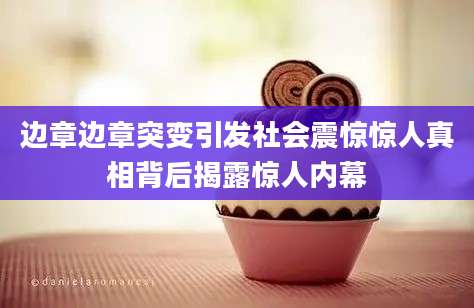 边章边章突变引发社会震惊惊人真相背后揭露惊人内幕