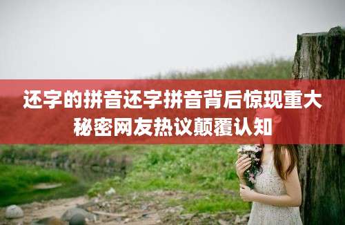 还字的拼音还字拼音背后惊现重大秘密网友热议颠覆认知