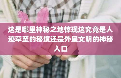 这是哪里神秘之地惊现这究竟是人迹罕至的秘境还是外星文明的神秘入口