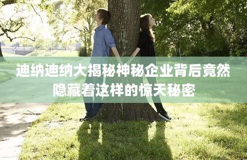 迪纳迪纳大揭秘神秘企业背后竟然隐藏着这样的惊天秘密
