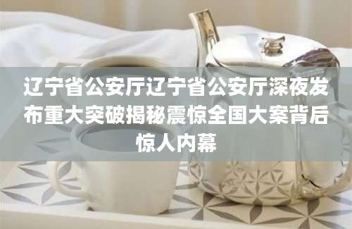 辽宁省公安厅辽宁省公安厅深夜发布重大突破揭秘震惊全国大案背后惊人内幕