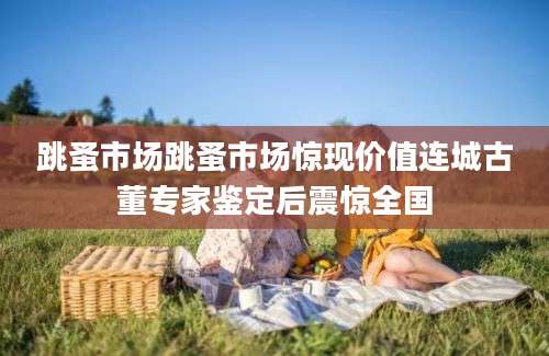 跳蚤市场跳蚤市场惊现价值连城古董专家鉴定后震惊全国