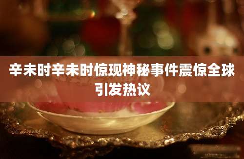 辛未时辛未时惊现神秘事件震惊全球引发热议