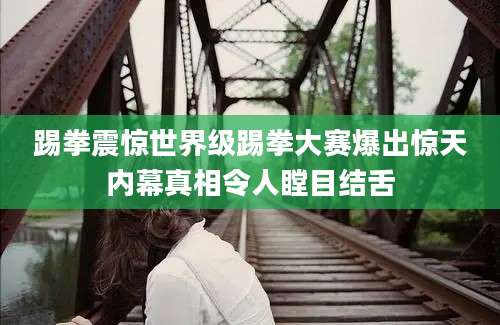 踢拳震惊世界级踢拳大赛爆出惊天内幕真相令人瞠目结舌