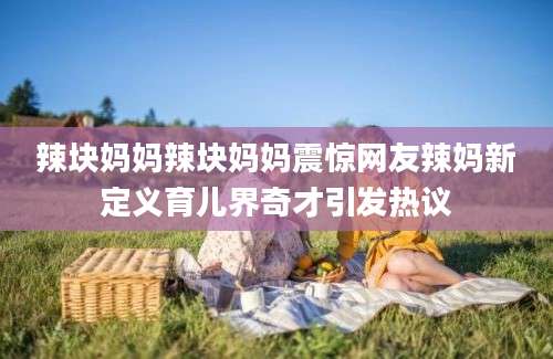 辣块妈妈辣块妈妈震惊网友辣妈新定义育儿界奇才引发热议