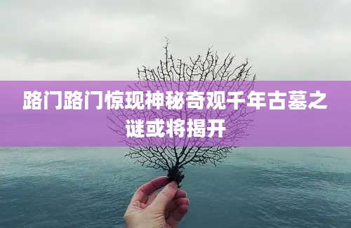 路门路门惊现神秘奇观千年古墓之谜或将揭开