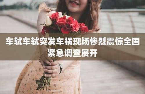 车轼车轼突发车祸现场惨烈震惊全国紧急调查展开