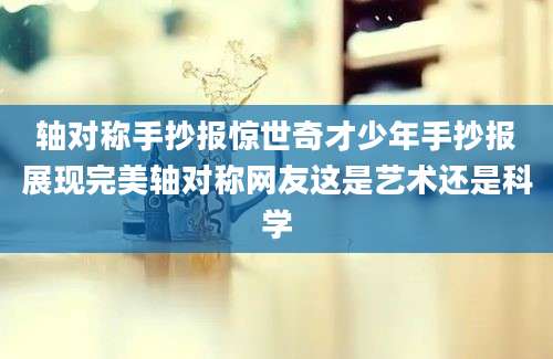 轴对称手抄报惊世奇才少年手抄报展现完美轴对称网友这是艺术还是科学