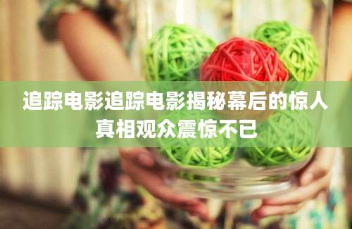 追踪电影追踪电影揭秘幕后的惊人真相观众震惊不已