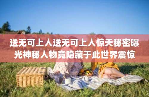 送无可上人送无可上人惊天秘密曝光神秘人物竟隐藏于此世界震惊