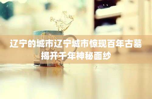 辽宁的城市辽宁城市惊现百年古墓揭开千年神秘面纱