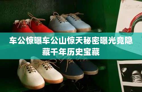 车公惊曝车公山惊天秘密曝光竟隐藏千年历史宝藏