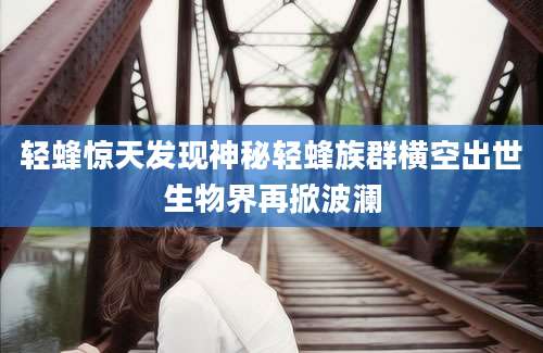 轻蜂惊天发现神秘轻蜂族群横空出世生物界再掀波澜