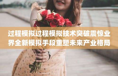 过程模拟过程模拟技术突破震惊业界全新模拟手段重塑未来产业格局