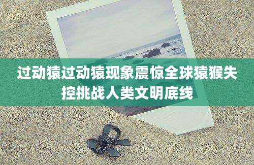 过动猿过动猿现象震惊全球猿猴失控挑战人类文明底线